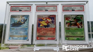 PROTECTION en plexi - cadre 3 cartes PSA - Résistant aux UV - pokemon magic MTG - Picture 1 of 8