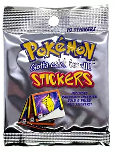 1999 Pokemon Artbox Aufkleber Serie 1 werkseitig versiegelt Booster Pack - Bild 1 von 1