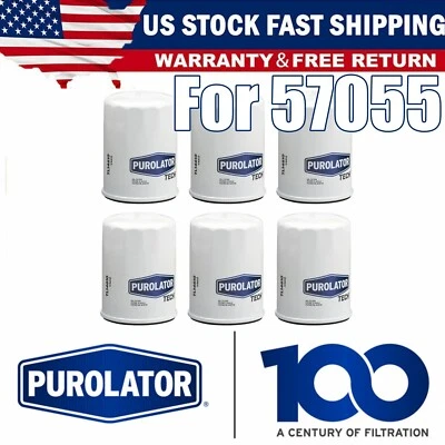 For Honda Civic CR-V Accord Acura ILX MDX Set of 6 Engine Oil Filter Purolator Foto 1 de 4