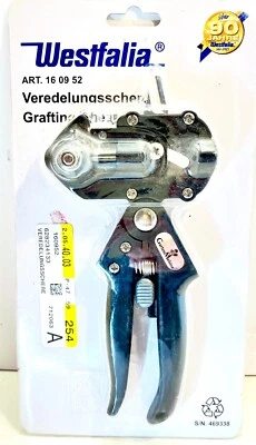 Veredelungsschere Obstbaum Gartenschere Pfropfen Astschere  Garten Meister - Bild 1 von 4