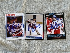 MIKE ERUZIONE Signed Custom 1980 USA Olympics Hockey ** Pick a Card ** Autograph