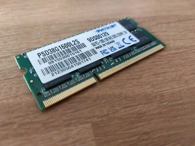 Patriot 8GB PC3L 12800 DDR3L 1600MHz  Laptop Memory RAM 1.35V PSD38G1600L2S - Image 1 of 3