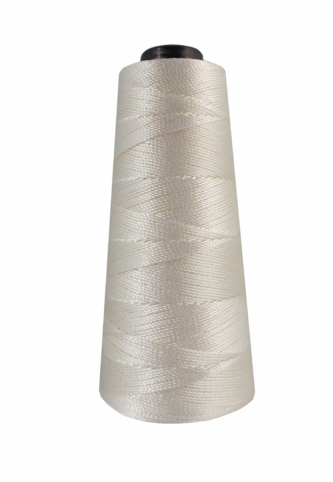 Poly Silk Thread Knitting Spool 3 Ply Yarn Crochet Embroidery Jewelry Making - Image 1 of 1