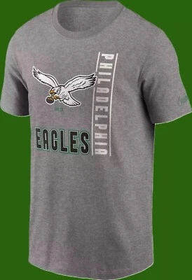 Camiseta gris esencial Nike Rewind de Philadelphia Eagles para hombre - Nueva Foto 1 de 2