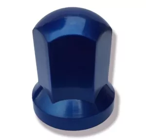 33mm BLUE Safety Truck Wheel Nut Covers Heavy Duty Long Reach Dustie Pack Of 25 - Picture 1 of 1