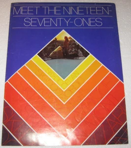 1971 Ski-Doo Snowmobile Brochure Flyer Factory Genuine Factory Original OEM - Bild 1 von 1