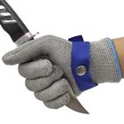 Stainless Steel Safety Cut Proof Gray Stab Resistant Glove  Hand Protection
