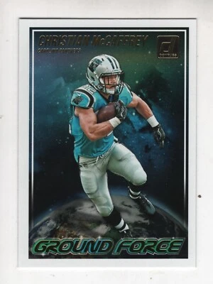 Christian McCaffrey 2018 Panini Donruss GROUND FORCE  2nd Year - Image 1 of 2