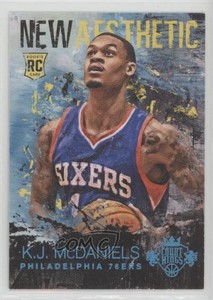 2014-15 Panini Court Kings New Aesthetic Sapphire /25 KJ McDaniels #30 Rookie RC