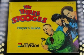 NO GAME- Authentic Manual ONLY! Nintendo NES THE THREE STOOGES