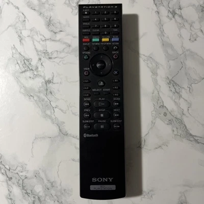 Sony PlayStation 3 Media Remote | Blu Ray DVD PS3 Official Black - Image 1 of 3