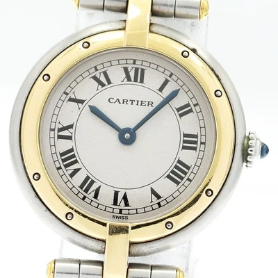 CARTIER PANTHERE SM Round 1 row Beige Dial Quartz Ladies Watch_914513 - Image 1 of 4