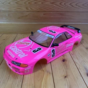 Tamiya Radio-Controlled Body Skyline Gtr R32 Unrisked Pink Color - Picture 1 of 11