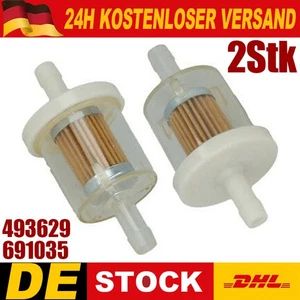 2stk. Kraftstofffilter Benzinfilter für Aufsitzmäher Rasentraktor-Motoren 493629 - Bild 1 von 11