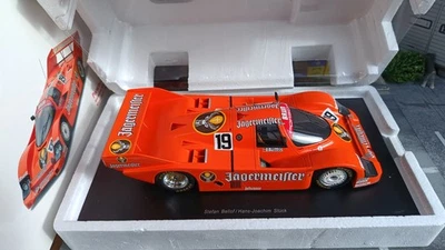 1:18 Spark Porsche 956 #19 Bellof Stuck Winner Imola 1984 Jägermeister New & Original Packaging - Image 1 of 4