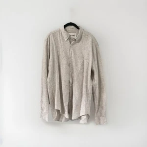 Our Legacy Button-up Long Sleeve Shirt Natural Size 50 Cotton - Picture 1 of 4