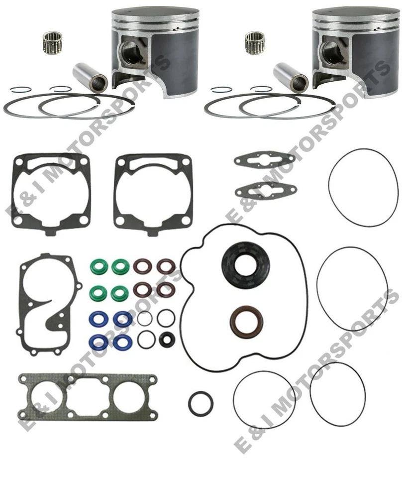 Polaris Dragon Switchback 600 SPI 2010 pistones kit de junta completa sellos de manivela estándar Foto 1 de 4