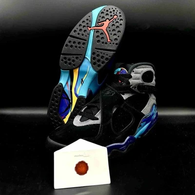 Air Jordan 8 Retro Aqua 2025 305381-006 男式尺码 — 第 1/4 张图片