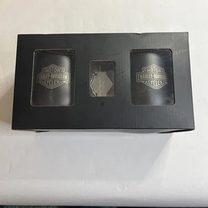 Hamilton Harley-Davidson Tumbler Set Two Cup With Bottle Opener Sturgis, MI - Bild 1 von 6