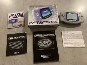 Nintendo Game Boy Advance Console - Glacier - Boxed - Complete