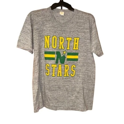 Camiseta Vintage Años 90 Minnesota North Stars Velva Sheen EE. UU. Gris Talla Grande Foto 1 de 4