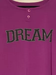 Hot Pink Maidenform Girls Sleep Dress Nightgown Dream Short-Sleeves 14 New NWT - Picture 1 of 10