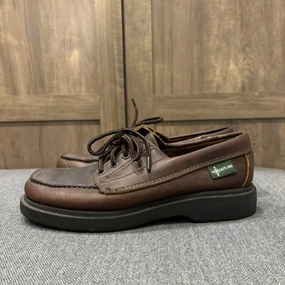 Zapatos Oxford Eastland Falmouth Four Eye Camp para mujer 8,5 M marrón con cordones Foto 1 de 4