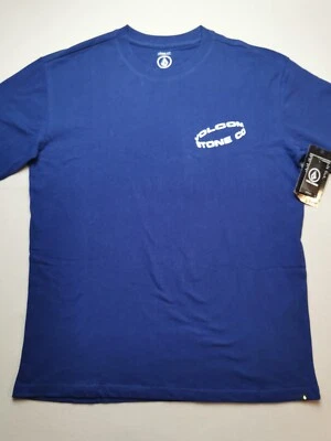 VOLCOM STONE Mens UK S True To This Short Sleeve T-Shirt (BNWT) Loose Fit Cotton - Image 1 of 4