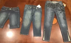 NEW-2 Pairs of 90S street wear Rocawear & 1 Pair Apple Bottom - Women’s Size 9 - Picture 1 of 13