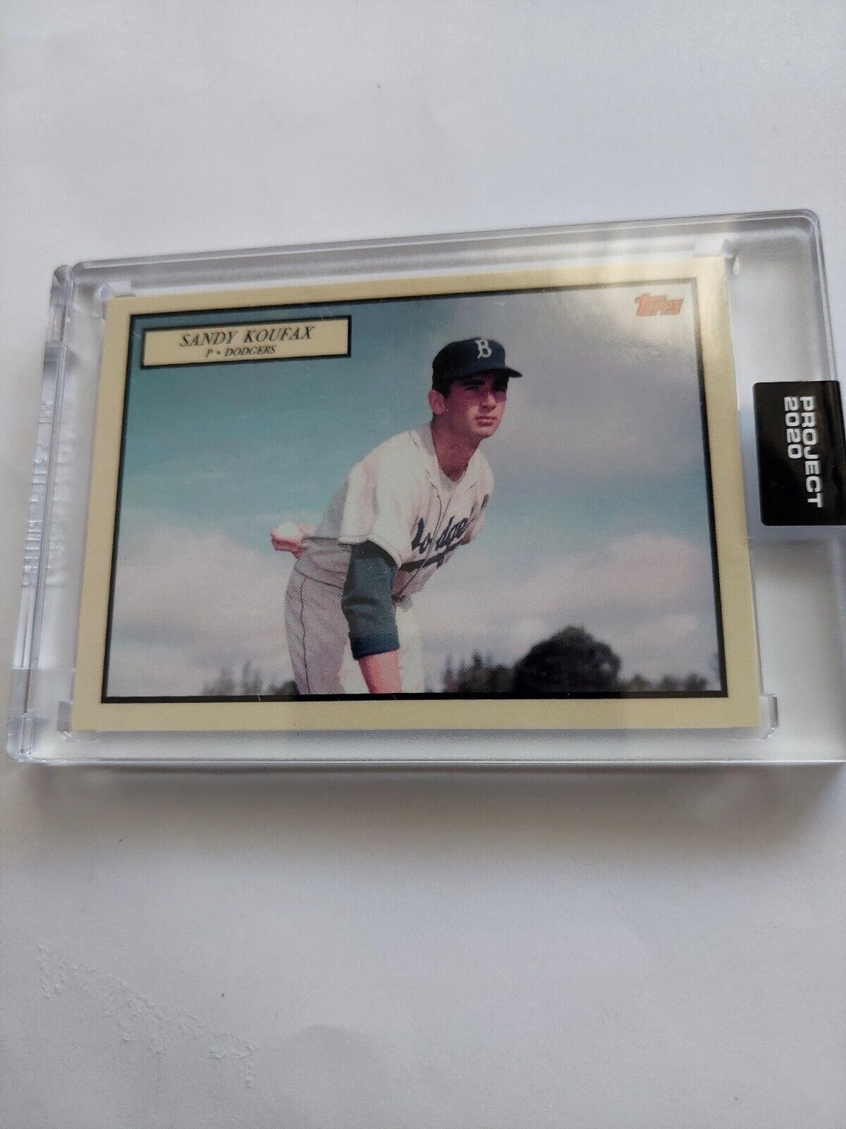 Sandy Koufax Topps Project 2020 Card #36 - 1955 Topps-Oldmanalan- Dodgers