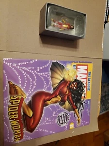 Classic Marvel Figurine Collection Eaglemoss 2007 #61 Spider-Woman J Drew +Mag - Picture 1 of 3