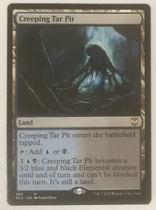 CREEPING TAR PIT Streets of New Capenna Commander MTG Magic - Picture 1 of 1
