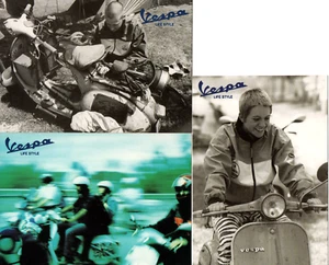 TRS 43 VESPA - Promocard 1535-1936-1937 - Tre cartoline pubblicitarie non VG - Imagen 1 de 1