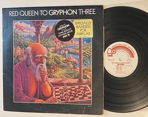 promo GRYPHON Red Queen to Gryphon Three 1974 prog LP BELL 1316 DJ plays NM - Foto 1 di 5