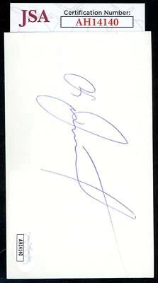Vladislav Tretiak JSA Coa Signed 3x5 Index Card Autograph - Image 1 of 2