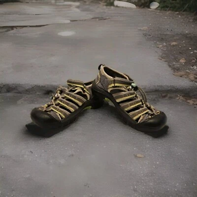 Sandalias activas Keen Kids Newport talla 12 para el agua senderismo deporte gris verde Foto 1 de 4
