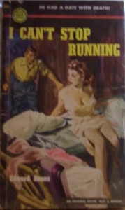 Edward Ronns, I Can't Stop Running, first edition, paperback orginal,  V/G - Picture 1 of 1