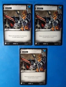 3x Desarm - U 023/081 Transformers TCG Wave 1 poco común casi nuevo - Imagen 1 de 1