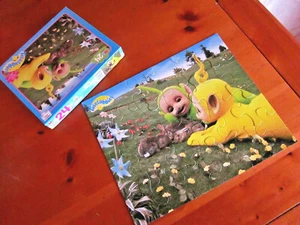 TELETUBBIES Puzzle PBS Kinder TV Serie 1999 Laa-Laa BBC Dipsy mit Box " - Bild 1 von 1