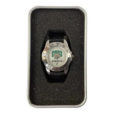 Reloj De Colección NCAA Ohio University Bobcats Mujer’s Sun Time Deporte Logo Nuevo Foto 1 de 4
