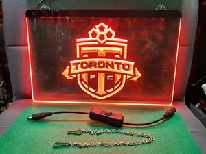LED LIGHT UP TORONTO SOCCER CLUB SIGN - Picture 1 of 1