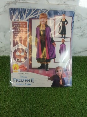 Princesa Anna Vestido Elegante Disney Frozen 2 Cuento de Hadas Disfraz Halloween Navidad Foto 1 de 4