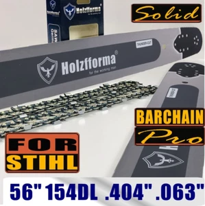 56inch Bar&Chain 154Drive Links .404" .063" For Stihl 088 MS880 070 090 084 076 - Picture 1 of 1