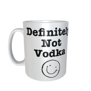 DEFINITIV KEIN WODKA lustiger Spruch Becher Tasse Geschenkidee Geschenk Kaffee Tee - Bild 1 von 2