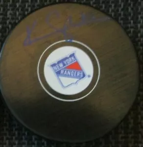 KEVIN SHATTENKIRK SIGNED NEW YORK RANGERS HOCKEY PUCK w/ COA - Picture 1 of 1