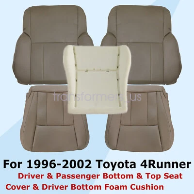 For 1996-2002 Toyota 4Runner Both Side Bottom & Top Seat Cover & Foam Cushion - Image 1 of 4