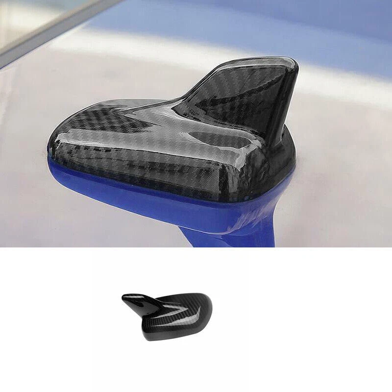 Cubierta de receptor de antena de fibra de carbono ABS apta para Audi Q7 2016~2019 aleta de tiburón Foto 1 de 4
