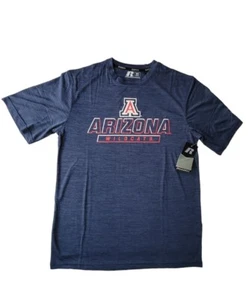 Arizona Wildcats Russell Athletic Navy NCAA Tee T-Shirt Men's Medium NWT - Picture 1 of 7