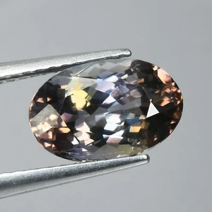 2.44Ct IF Extraordinary Oval Cut 9.9 x 6.5 MM 100% Natural Purple Pink Tanzanite - Picture 1 of 5