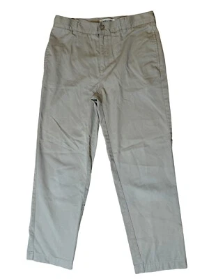 Pantalones de uniforme chino caqui Lands' End para niño talla 16 usados en excelente estado Foto 1 de 3